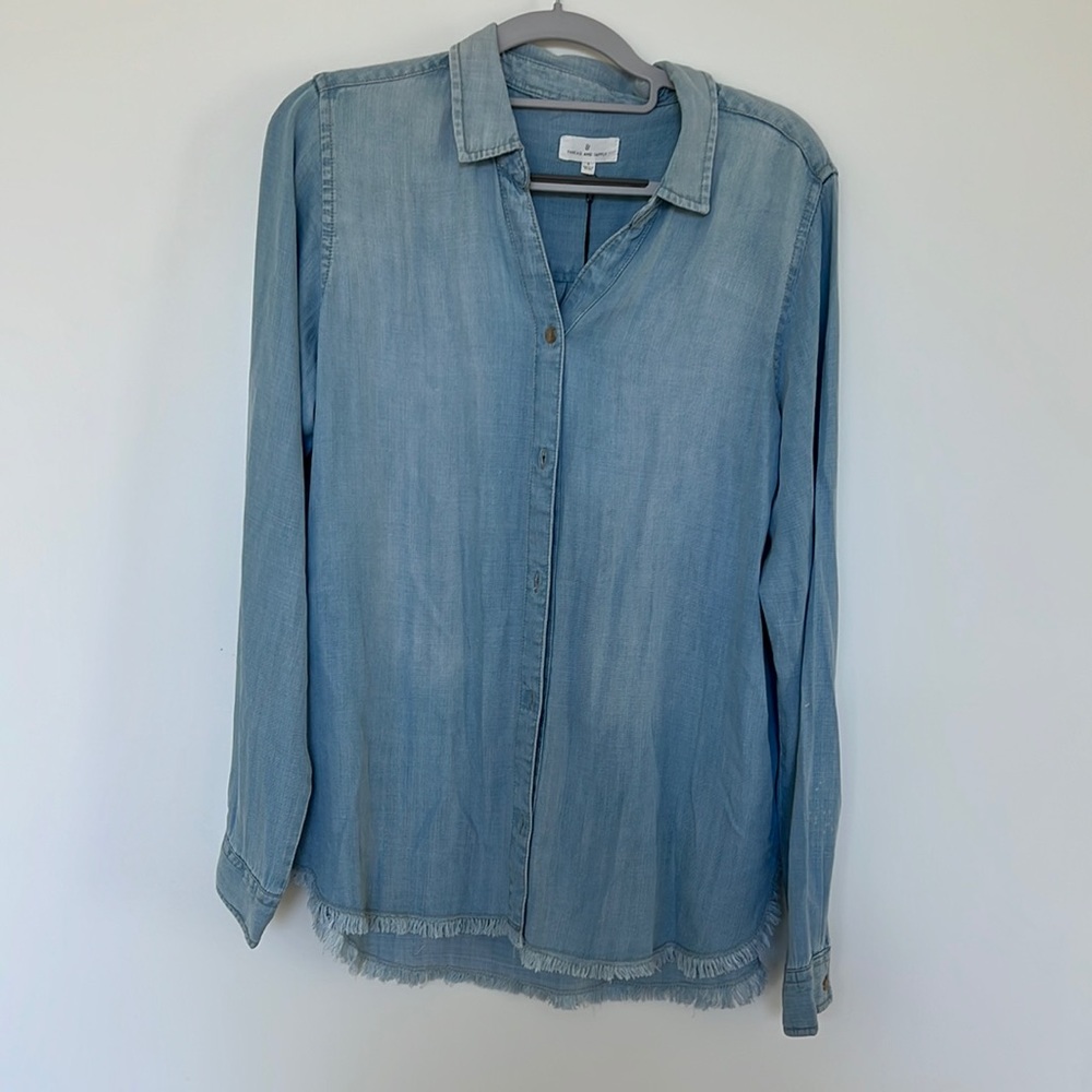 Thread and Supply Denim button up Size Large